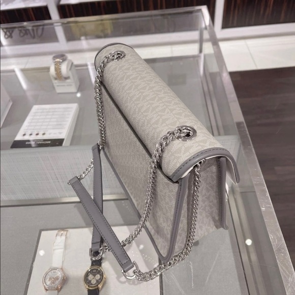 Michael Kors Regina Medium Flap Shoulder Bag - Picture 4 of 8